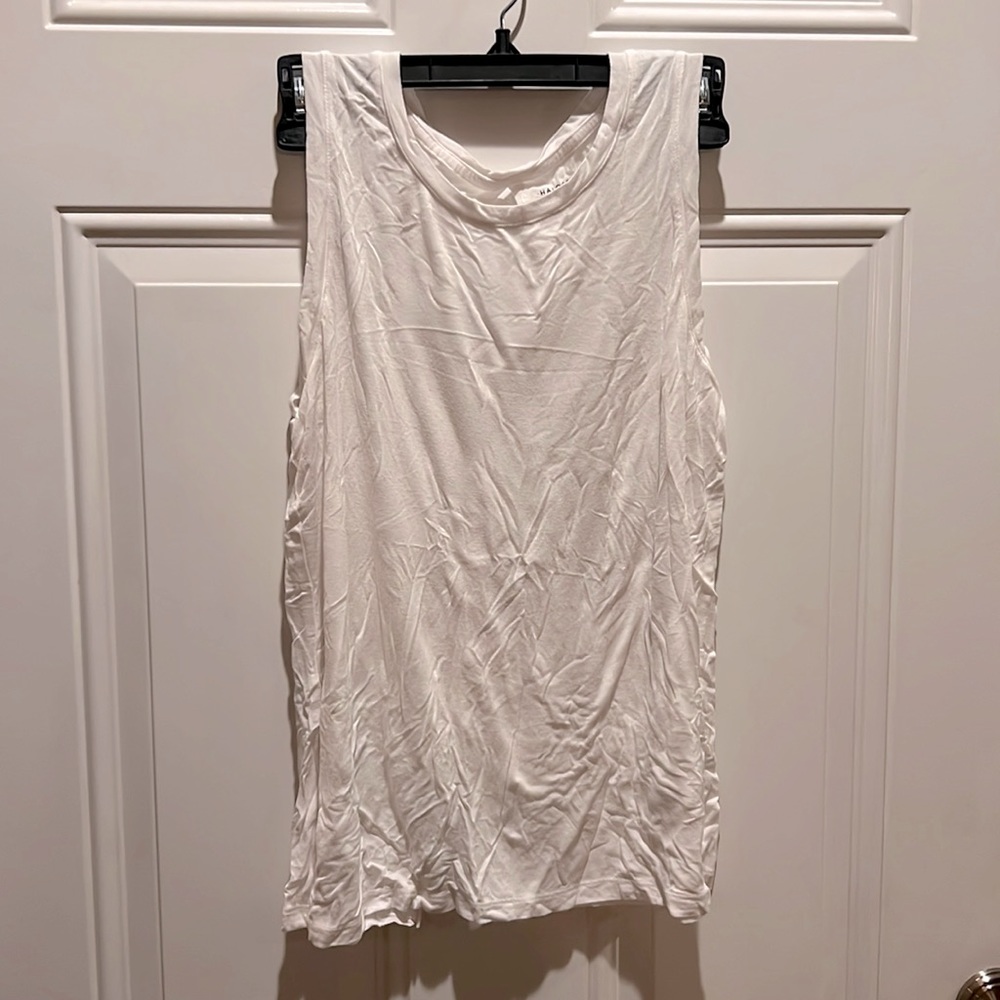 Halogen white tank top